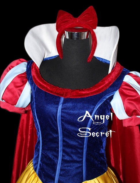 P134-COSPLAY-Dress-Princess-snow-white-Costume-tailor-made-kid-adult-GOWN-361053