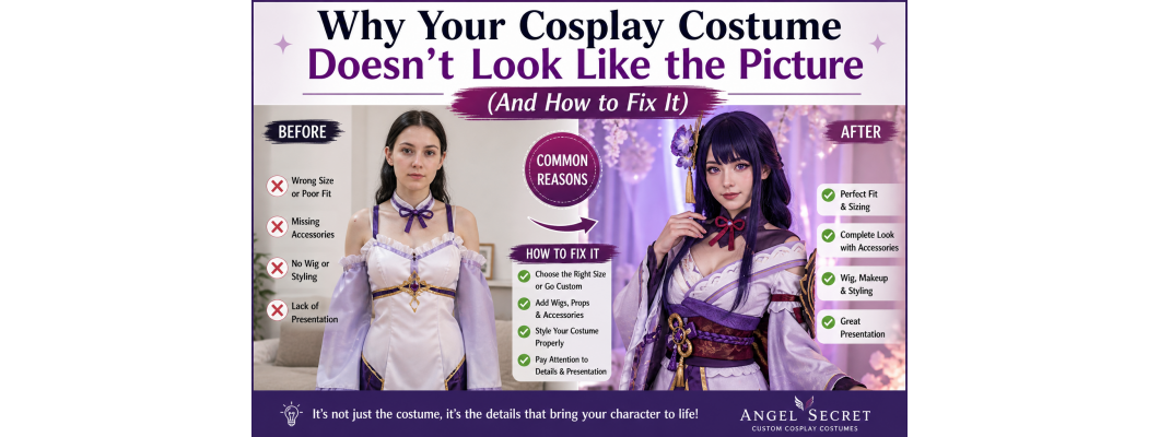 Why Your Cosplay Costume Doesn’t Look Like the Picture (And How to Fix It)