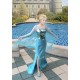 3800S  Elsa  Costume Dress  with mat3 (fabric) upgrade to CL28