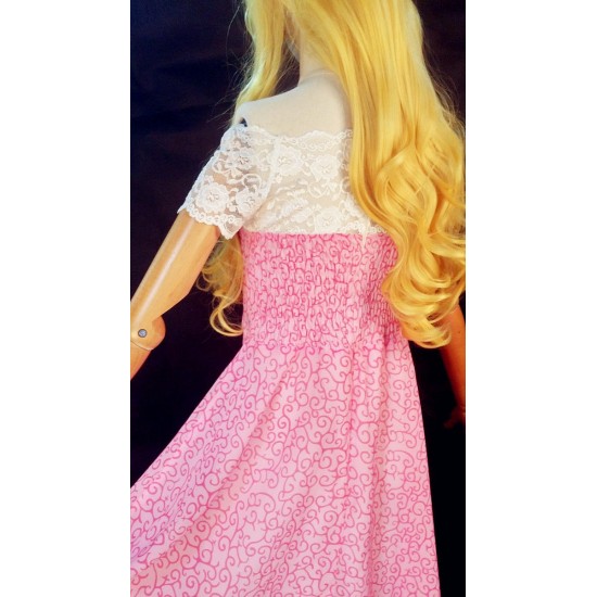 BM50 Aurora inspired dress disneybound sleeping beauty princess off shoulder SML