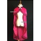 CL20 Anna cloak only with pink fur Costume make Adult Kids size cape