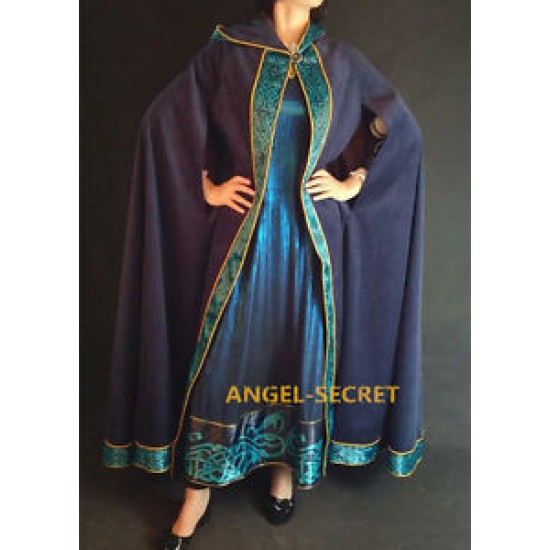 CL21 Princess Merida Long cloak the brave corduroy