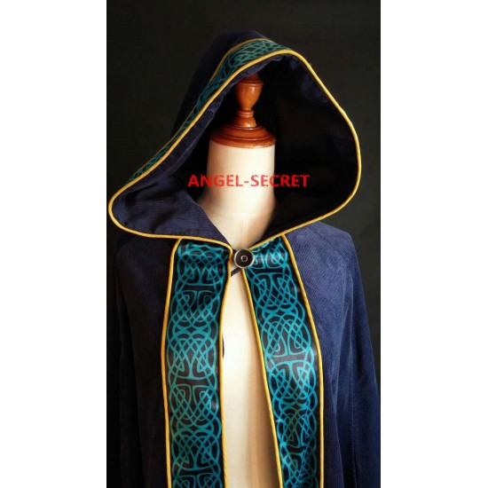 CL21 Princess Merida Long cloak the brave corduroy