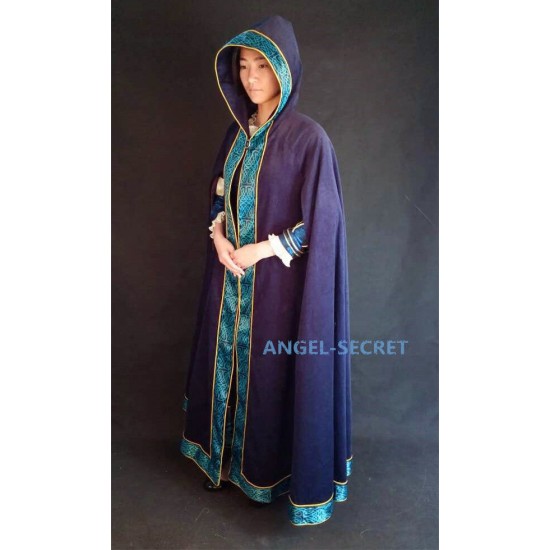 CL21 Princess Merida Long cloak the brave corduroy