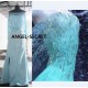 J717  ELSA Cosplay Costume Dress without sequins and the cape is not included