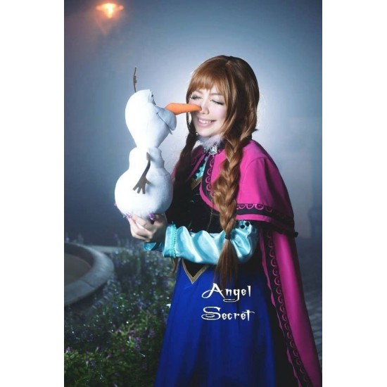 J787S  ANNA Cosplay Costume included vest, skirt, shirt only.