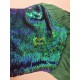 MAT49 iridescent Green mesh Fabric