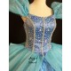 P131  Princess Cinderella Costume blue classic sparkle