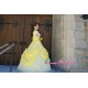 P132 COSPLAY beauty and beast princess belle Costume tailor made kid adult GOWN