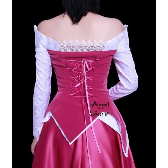 P136 COSPLAY Dress Princess sleeping beauty Costume tailor made Princess Aurora