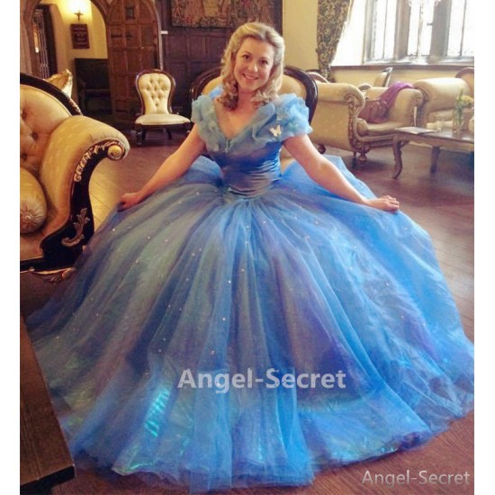 Cinderella cheap blue dress