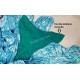 P149 Green sequins Mermaid Skirt Fish Ariel tail Costume swimable park version