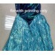 P149 Green sequins Mermaid Skirt Fish Ariel tail Costume swimable park version