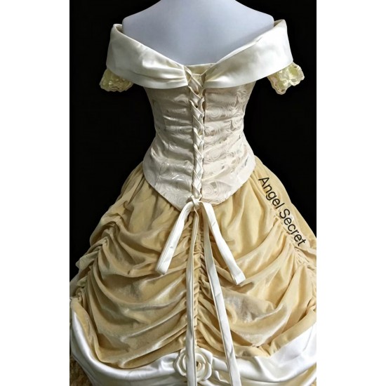 P207 New Belle Ball Gown Cosplay Costume Inspired by Beauty and the Beast