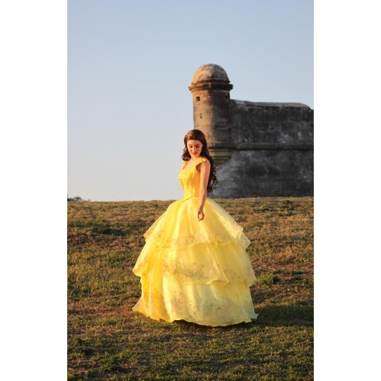 P210 COSPLAY beauty and beast princess belle Costume tailor made 2017 version