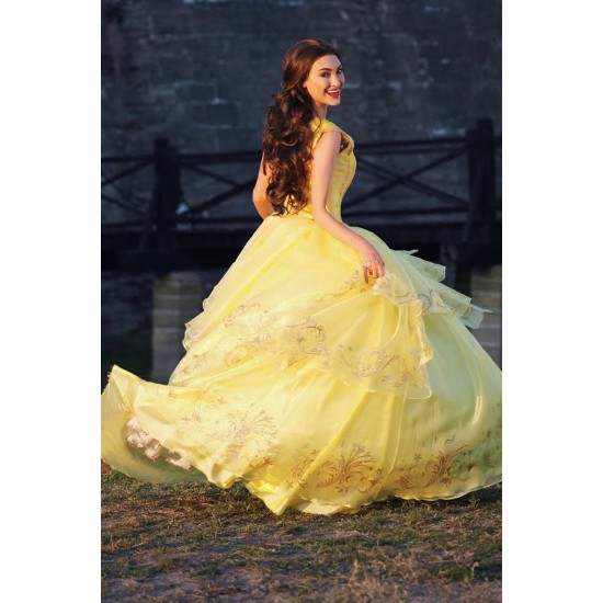 P210 COSPLAY beauty and beast princess belle Costume tailor made 2017 version