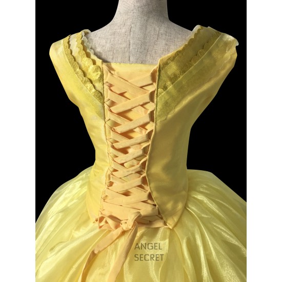 P210 COSPLAY beauty and beast princess belle Costume tailor made 2017  version