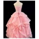 P228 Wicked Cosplay Dress Pink Glinda Cosplay Gown