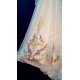 P305 Movie Costume Cinderella 2015 Ella wedding bridal dress with long train