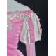 P375 Ariel mermaid Cosplay Costume Dress tailor made women princess pink gown