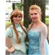 P380 COSPLAY FROZEN ANNA Princess Costume women FULL SET SHIRT+CORSET+SKIRT