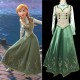 P380 COSPLAY FROZEN ANNA Princess Costume women FULL SET SHIRT+CORSET+SKIRT