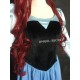 PS245 COSPLAY kiss the girl Ariel Princess little mermaid women costume with bow