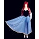 PS245 COSPLAY kiss the girl Ariel Princess little mermaid women costume with bow