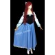 PS245 COSPLAY kiss the girl Ariel Princess little mermaid women costume with bow