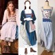 S110 COSPLAY beauty and beast princess belle Costume tailor made 2017 version Skirt only