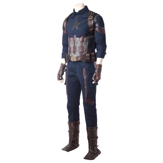 A005 Marvel Comics Avengers Infinity War captain america Steve Rogers cosplay costumes A005 Marvel Comics Avengers Infinity War captain america Steve Rogers cosplay costumes