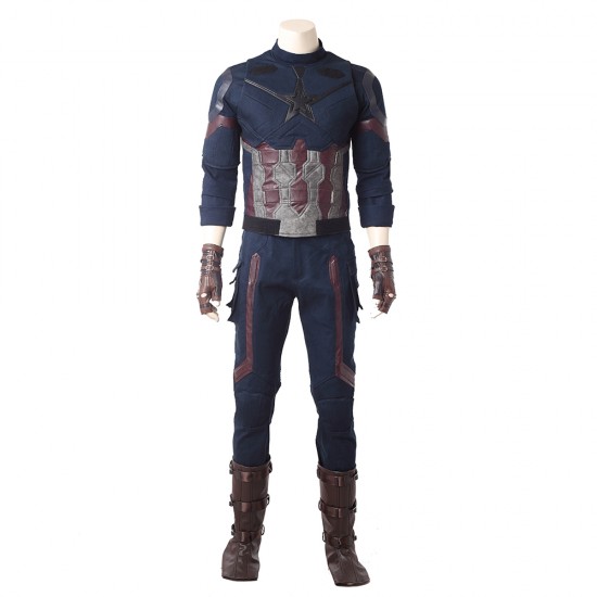 A005 Marvel Comics Avengers Infinity War captain america Steve Rogers cosplay costumes A005 Marvel Comics Avengers Infinity War captain america Steve Rogers cosplay costumes