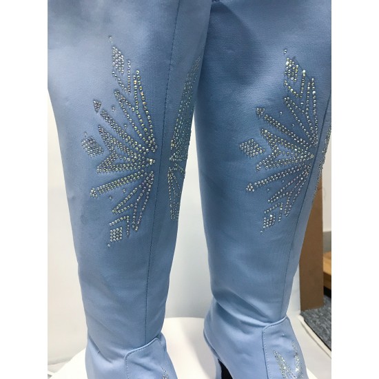 j886 Frozen2 Elsa dress costume new rhinestone version