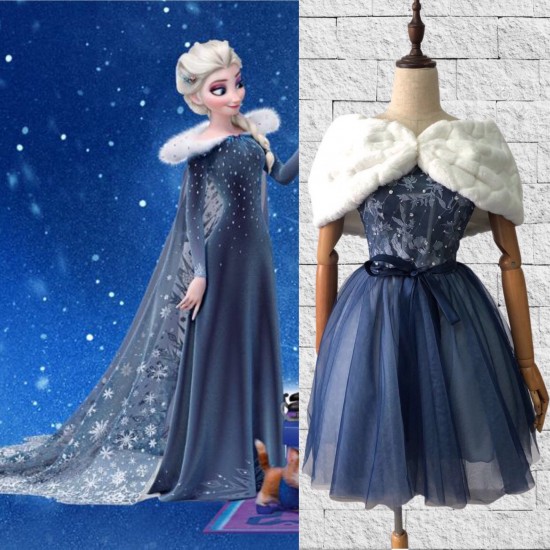 BM998 disneybound OLAF'S FROZEN ADVENTURE Elsa dress