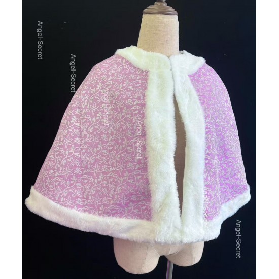 c255 Rapunzel pink cape