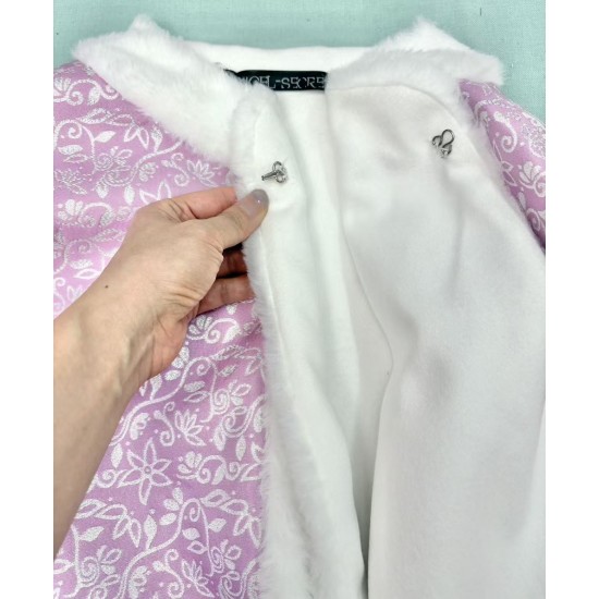 c255 Rapunzel pink cape