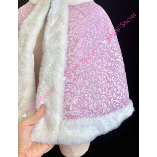 c255 Rapunzel pink cape