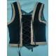 C60  ANNA CORSET frozen embroidery BROWN BORDER