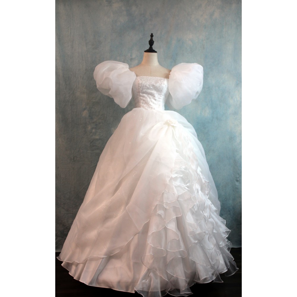 J235 Women Curtain Dress Giselle Cosplay Wedding Dress From Enchanted