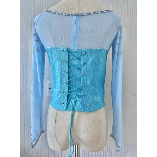 J699CS  Elsa Cosplay Costume corset with sleeves only