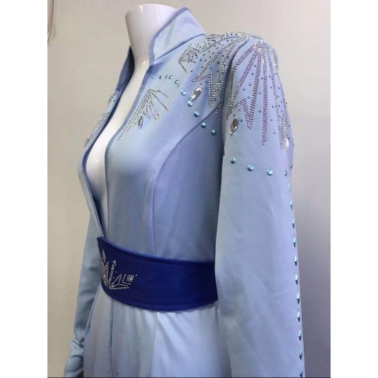 c887 Frozen2 Elsa dress costume new full rhinestone version (just jacket and the belt only)