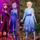 j886 Frozen2 Elsa dress costume new rhinestone version