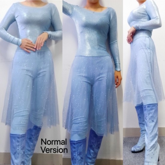 j886 Frozen2 Elsa dress costume new rhinestone version