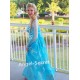 J888  women Elsa Cosplay Costumes