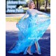 J888  women Elsa Cosplay Costumes