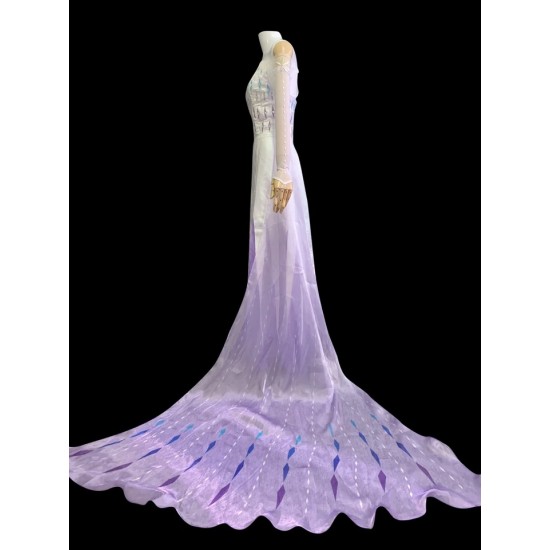 J908 Frozen2 women Elsa dress costume show yourself five spirit 