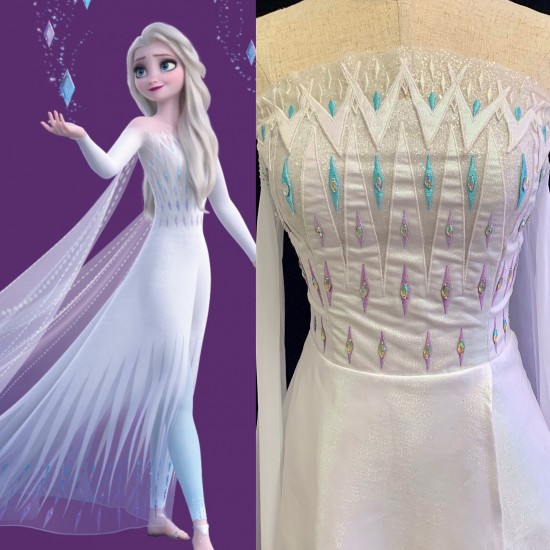 Frozen 2 Elsa The Snow Queen Costume | eBay