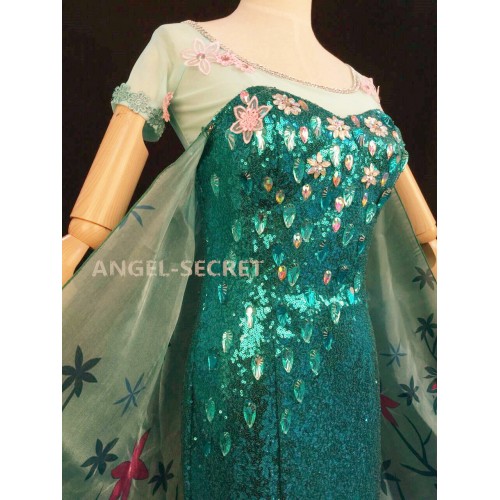 P380 Cosplay Frozen Anna Princess Costume Women Full Set Shirtcorsetskirt 