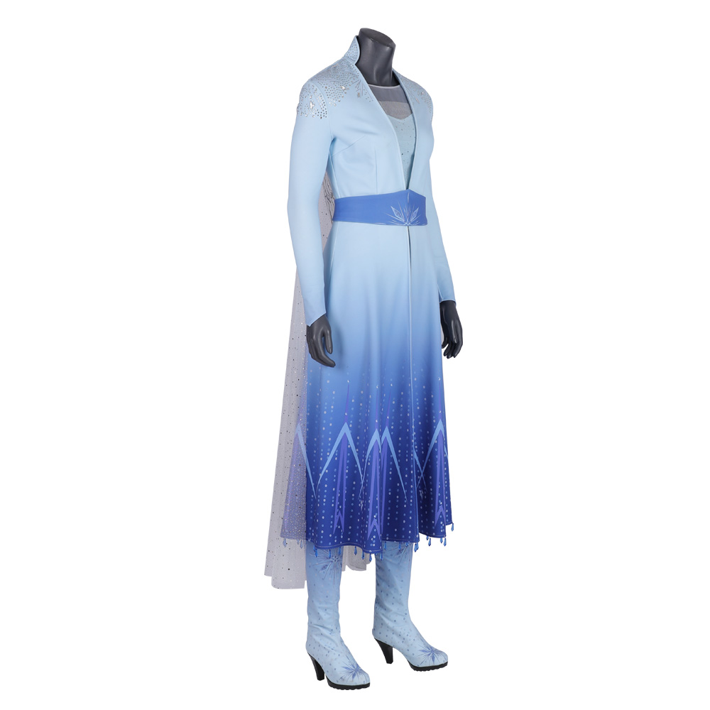 j996 Frozen 2 Elsa dress costume