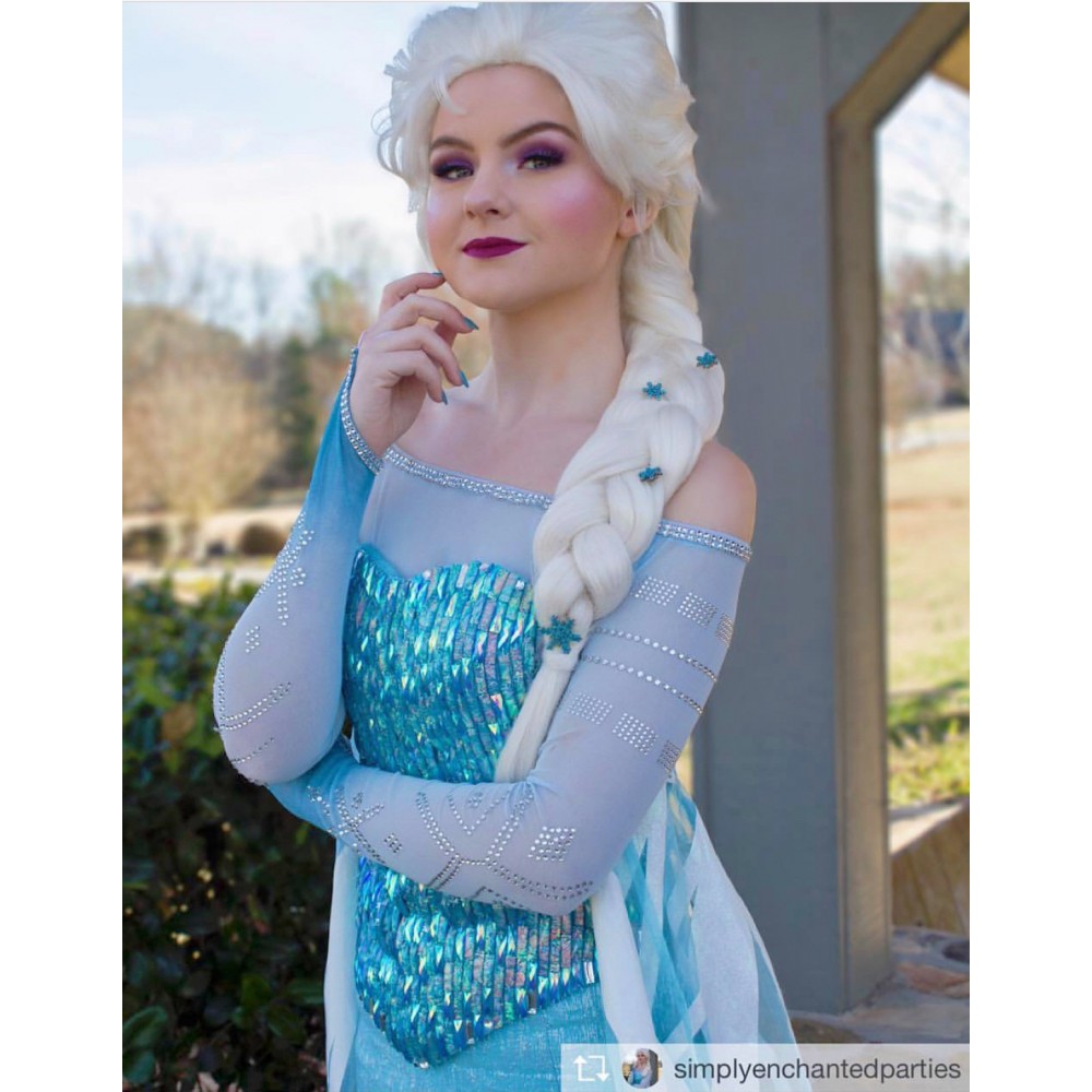 J999s Elsa Costume With Cl28 Park Version In 4 Separate Part Bodice